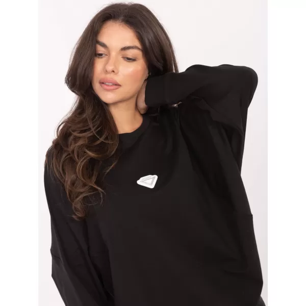  Dámská mikina RUE PARIS RV-BL-A877.19P NOIRE 