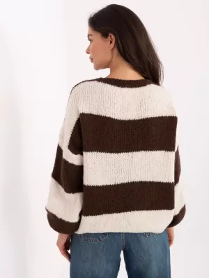 Dámský svetr RUE PARIS MI-SW-0109.79 BROWN