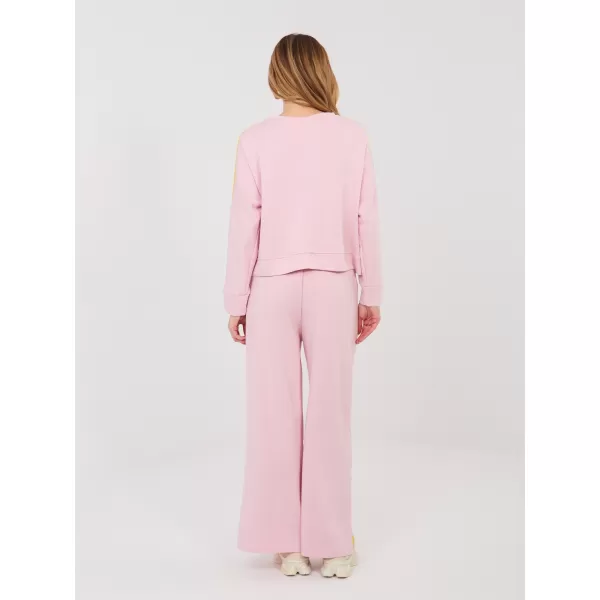  Dámská tepláková souprava RUE PARIS IT-KMPL-21772.12 BRIGHT PINK 