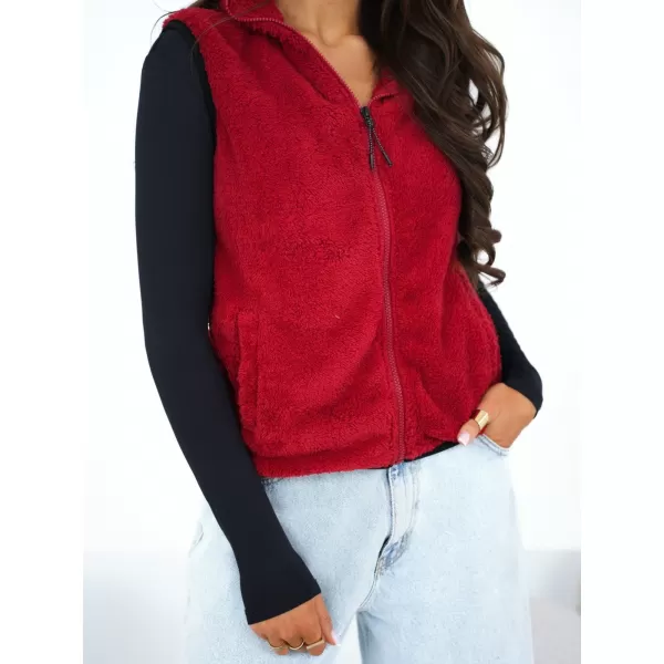  Dámská vesta FACTORY PRICE CS-KZ-BT1031.01 DARK RED 