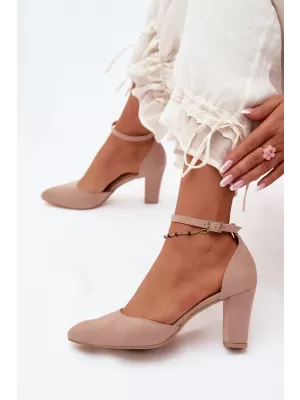 Dámské lodičky ZAZOO 823 BEIGE