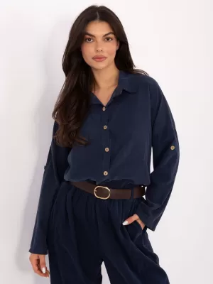 Dámská košile ITALY MODA IT-KS-22390.81 DARK BLUE