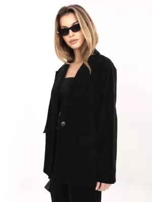 Dámská bunda RUE PARIS IT-MA-FL9958.90 BLACK