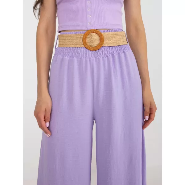 Dámské kalhoty ITALY MODA DHJ-SP-8387.57 BRIGHT PURPLE 