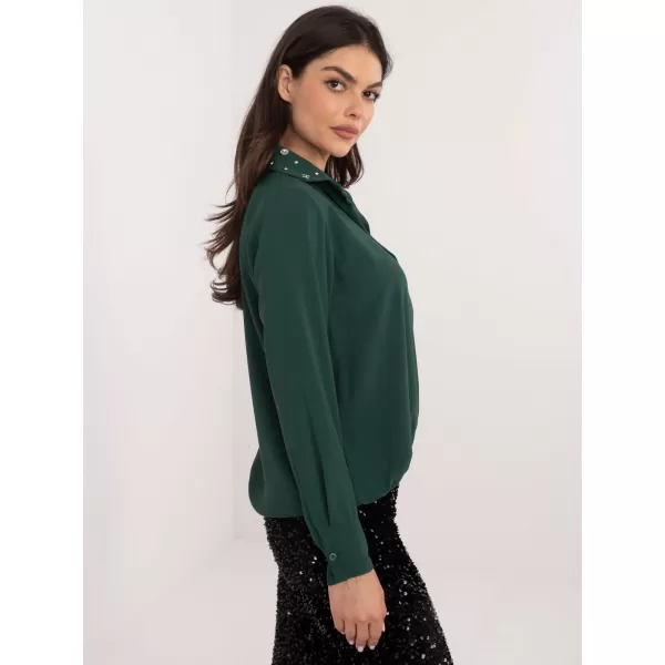  Dámská košile ITALY MODA DHJ-KS-15260.96 DARK GREEN 