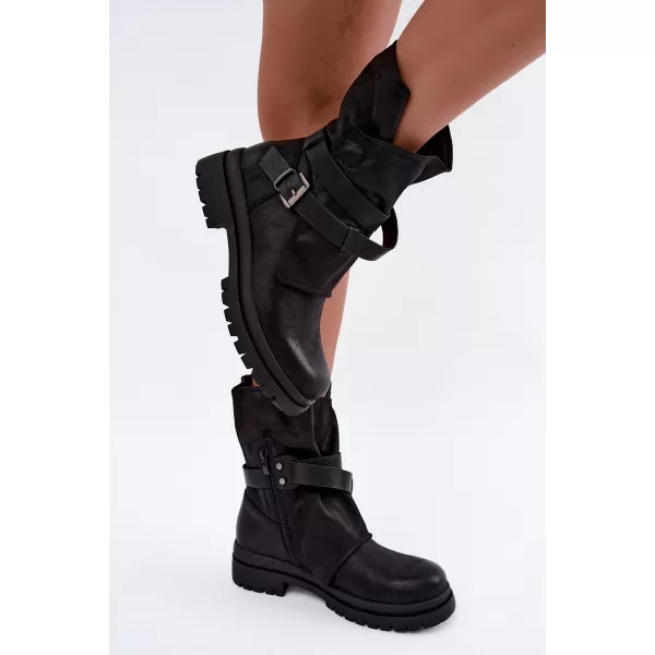  Dámské kotníkové boty BOTO 5268 BLACK 