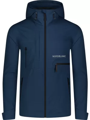Pánská nepromokavá bunda NORDBLANC RIGID NBSJM8313 MODRÁ