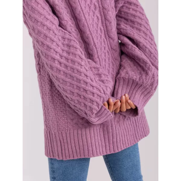  Dámský svetr WOOL FASHION ITALIA AT-SW-2367-2.64P VIOLET 
