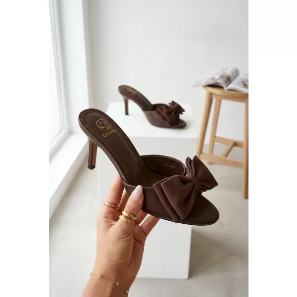  Dámské pantofle BOTO LOLA5316 BROWN 