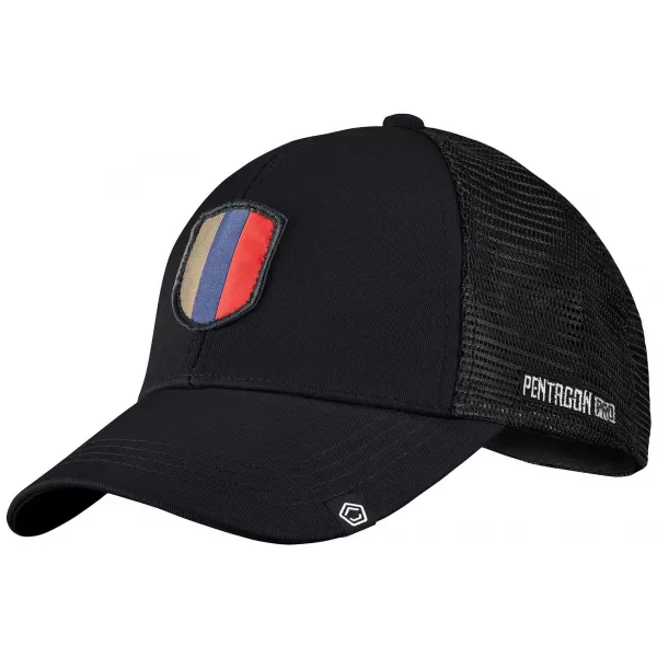  Čepice PENTAGON CREST TRUCKER CAP K13082 BLACK 