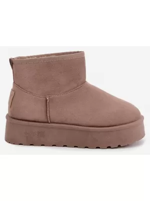 Dámské sněhule BIG STAR SHOES UU274224 BEIGE
