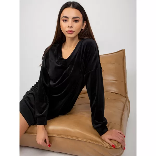  Dámská tunika RUE PARIS RP-TU-8189.75P NOIRE 