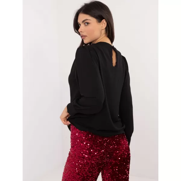  Dámská halenka ITALY MODA MI-BZ-278519-1.40 NOIRE 