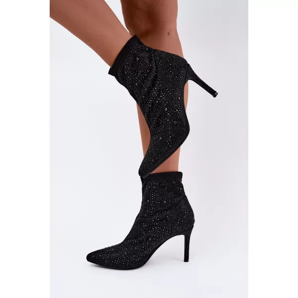  Dámské boty S.BARSKI HY62-8138 BLACK 