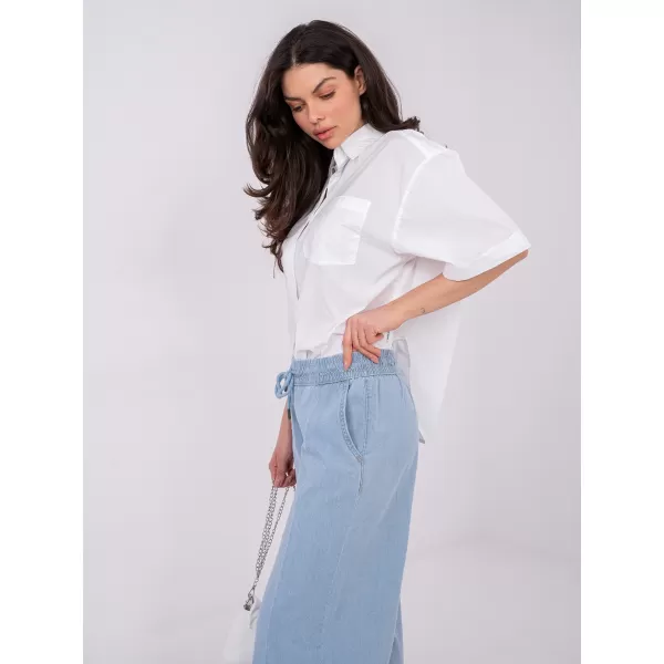  Dámské kalhoty SUBLEVEL D80038BB62627L220 LIGHT BLUE 