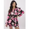 Dámské lacláče ITALY MODA DHJ-KO-20615-2.60 BLACK AND PINK