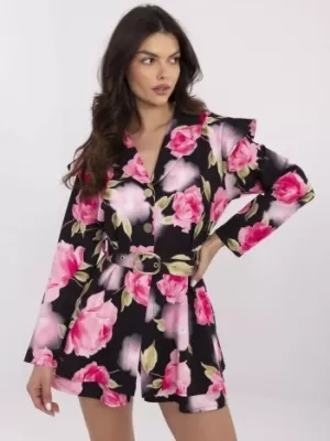 Dámské lacláče ITALY MODA DHJ-KO-20615-2.60 BLACK AND PINK