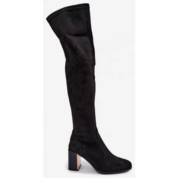  Dámské kozačky BOTO 1623 BLACK SUEDE 