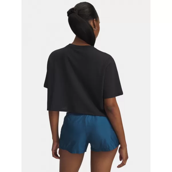 Dámské triko UNDER ARMOUR W WM CROP SS 6010588-001 ČERNÁ 
