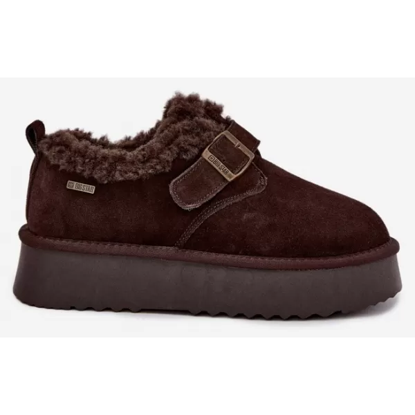  Dámské sněhule BIG STAR SHOES UU274319 BROWN/BEIGE 