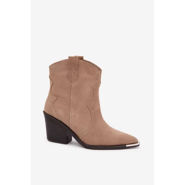  Dámské kozačky BOTO 6397 KHAKI 