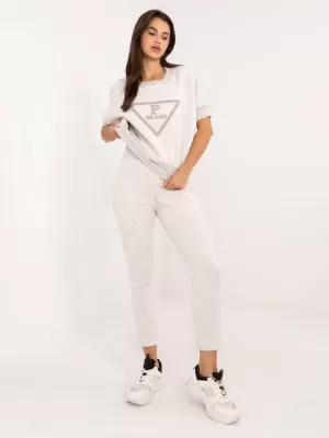 Dámský set MY RED LIPS EM-KMPL-786.30 LIGHT GREY