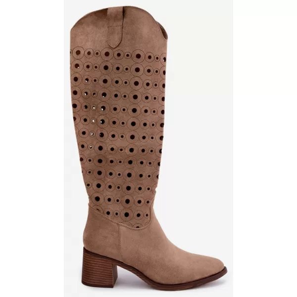  Dámské kozačky BOTO RMR2643-5 CAMEL 