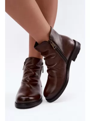 Dámské kozačky VINCEZA 58683 BROWN