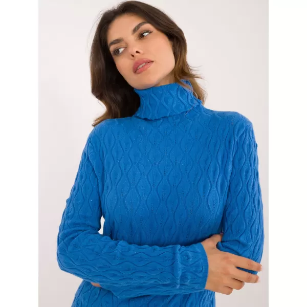  Dámský svetr WOOL FASHION ITALIA AT-SW-2334-2.61 BLUE 