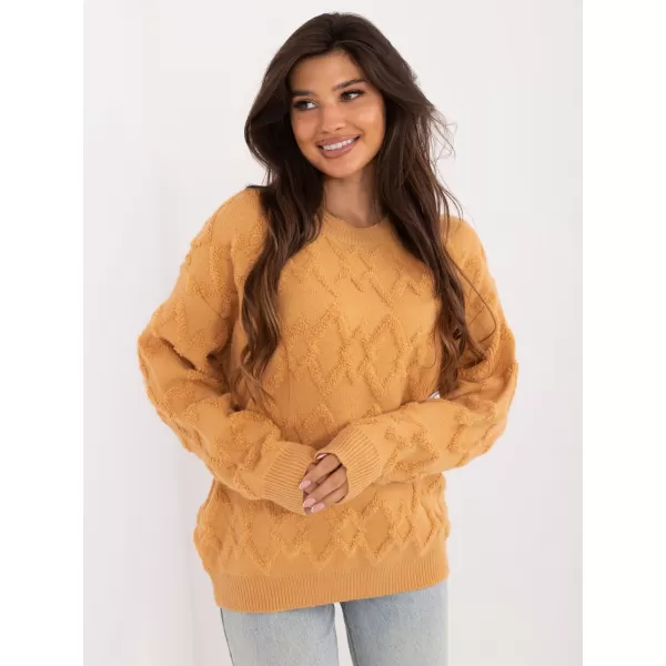  Dámský svetr WOOL FASHION ITALIA AT-SW-2361.61 CAMEL 