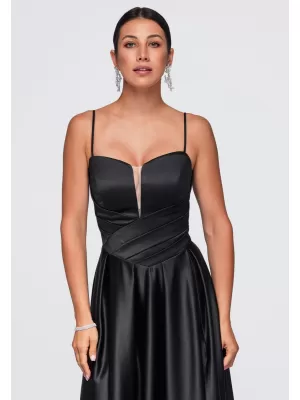 Dámské šaty LARICA LA-OM-DLR403 BLACK