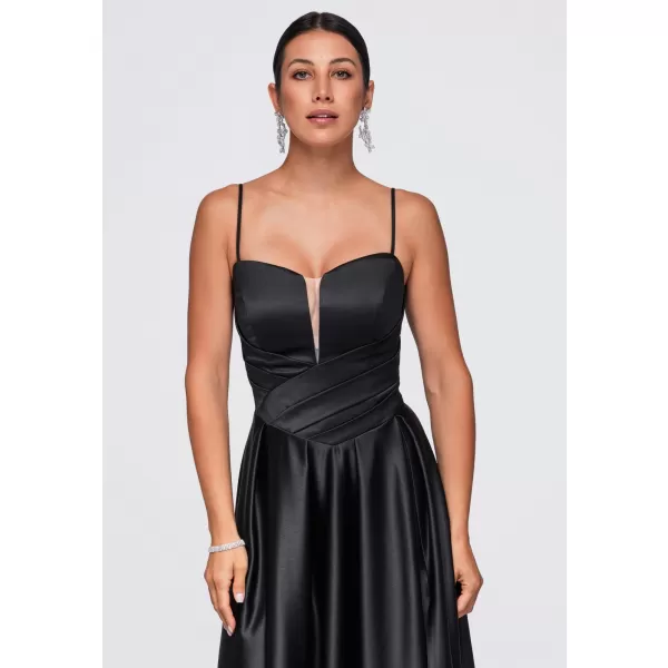  Dámské šaty LARICA LA-OM-DLR403 BLACK 