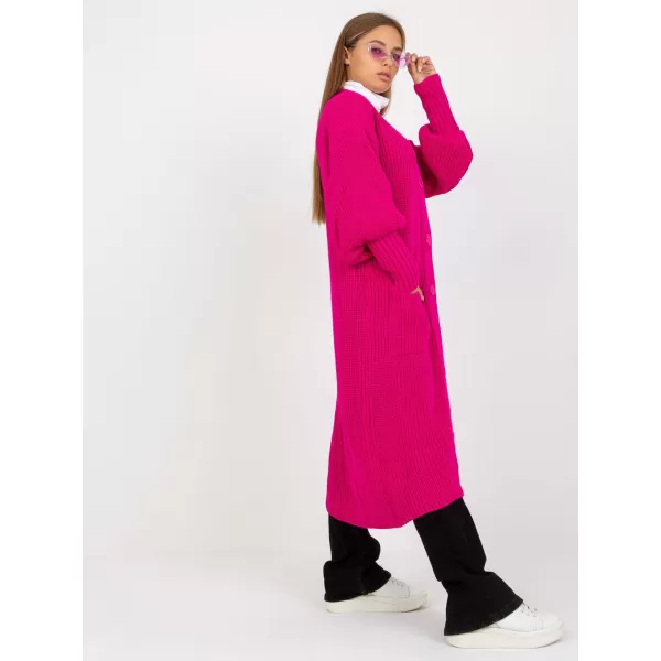  Dámský kardigan OCH BELLA TW-SW-BL-0100.38X FUCHSIA 