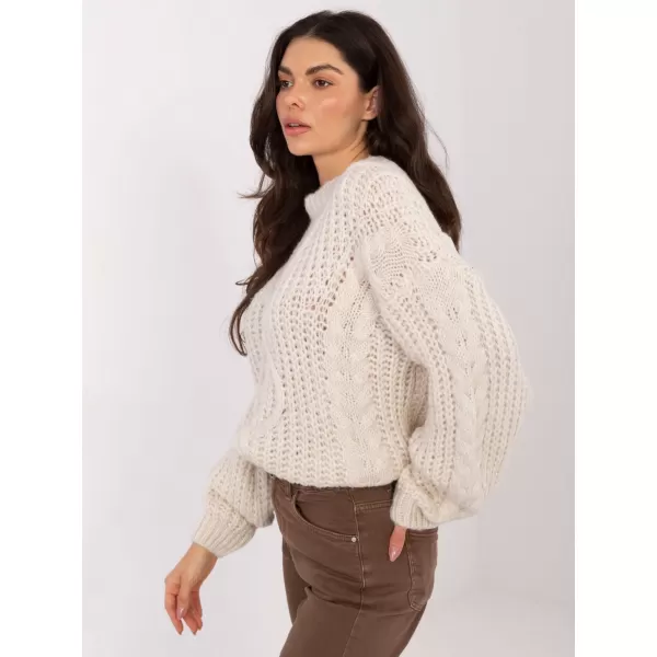  Dámský svetr FACTORY PRICE IN-SW-33831.25 LIGHT BEIGE 