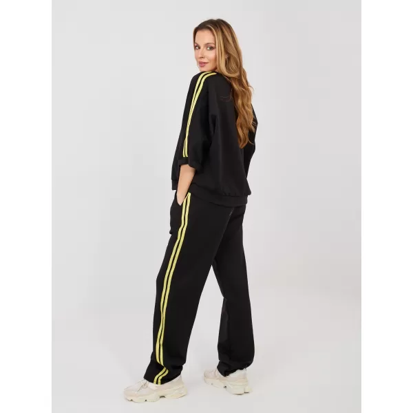  Dámská tepláková souprava RUE PARIS IT-KMPL-22215.78 BLACK 