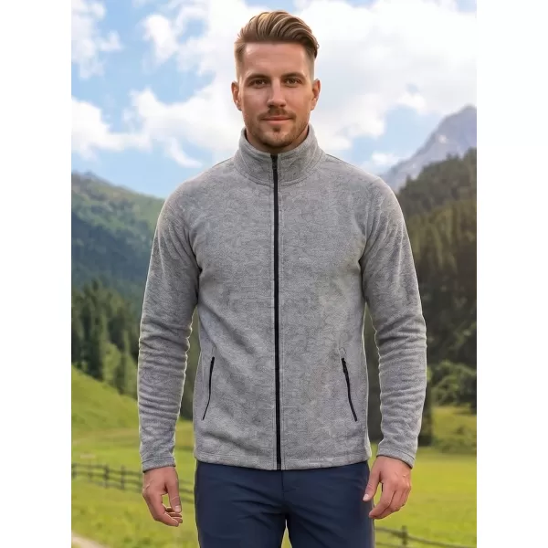 Pánská micro fleece mikina MALFINI FACTOR 852 STŘÍBRNÝ MELÍR 