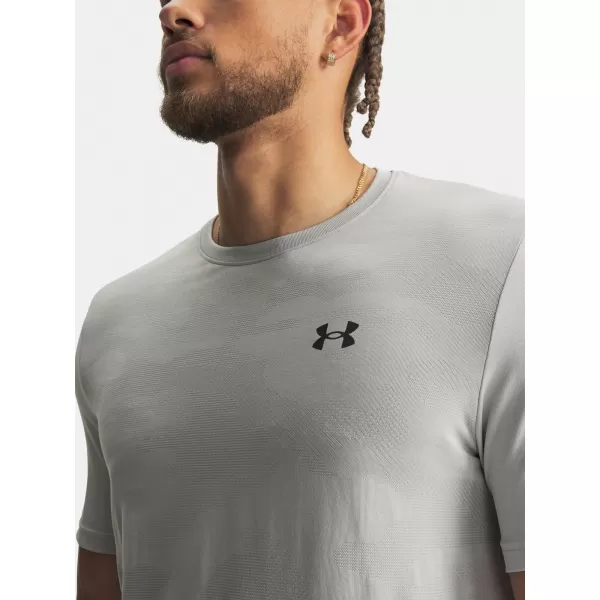  Pánské triko UNDER ARMOUR VANISH ELITE SMLS SS CAMO 6010589-069 ŠEDÁ 