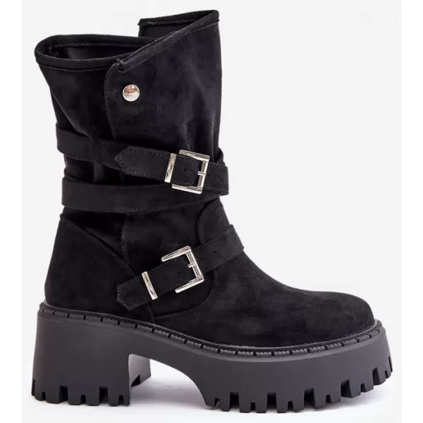  Dámské kotníkové boty BOTO QH7825/DA185 BLACK 