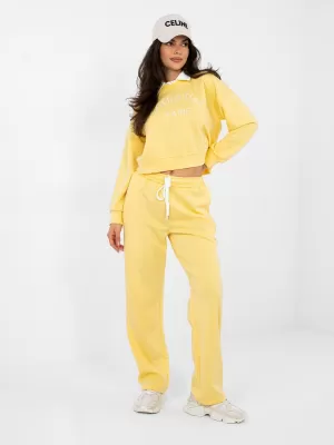 Dámská tepláková souprava ITALY MODA IT-KMPL-22212.85 YELLOW