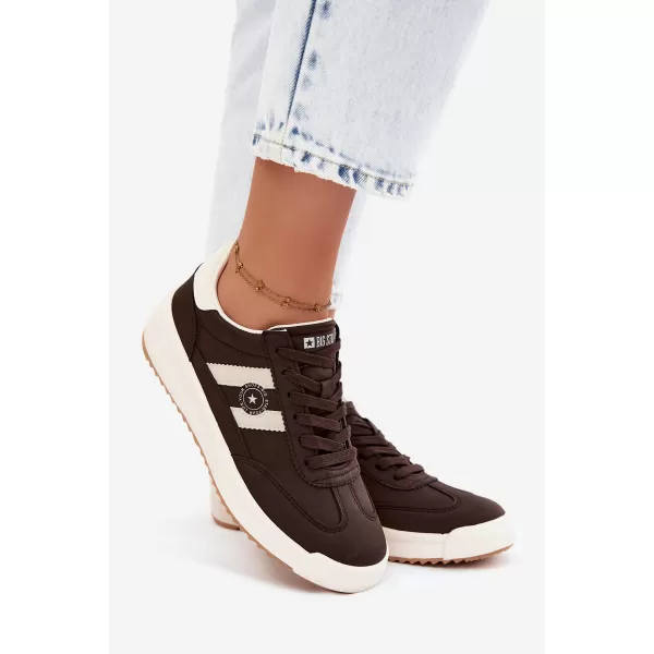  Dámské tenisky BIG STAR SHOES UU274024 BROWN/BEIGE 
