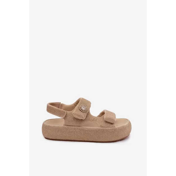  Dámské sandály GOE TT2N4101 BEIGE 