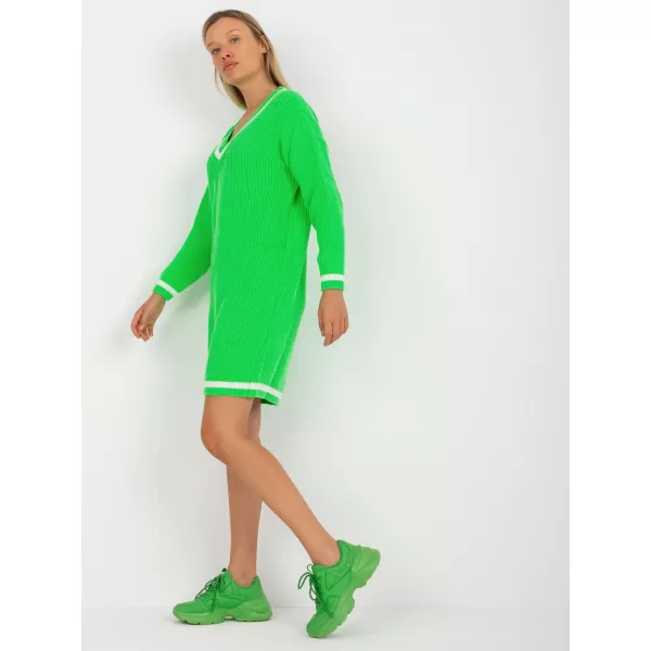  Dámský svetr RUE PARIS LC-SW-8023.55P FLUO GREEN 
