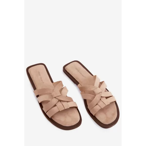  Dámské pantofle BOTO 9826 BEIGE 