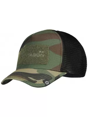 Kšiltovka PENTAGON DELTA TACTICAL BB MESH K13069-CAMO WOODLAND