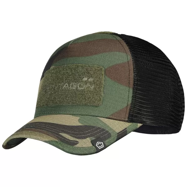  Kšiltovka PENTAGON DELTA TACTICAL BB MESH K13069-CAMO WOODLAND 