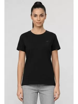 Dámské triko 4F 4FWAW25TTSHF2350 DEEP BLACK