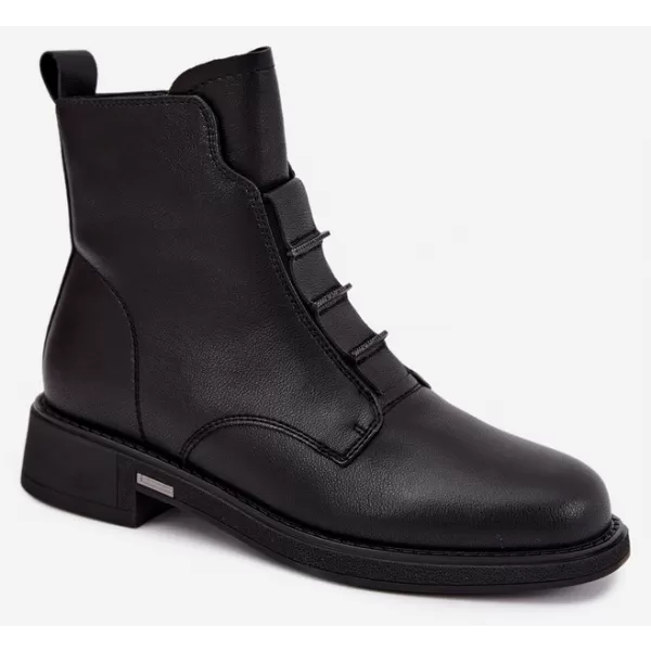  Dámské kotníkové boty D&A CR62-3429 BLACK 
