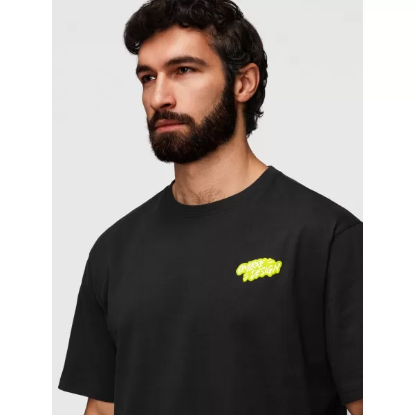  Pánské triko OMBRE OM-TSPT-0288 BLACK 