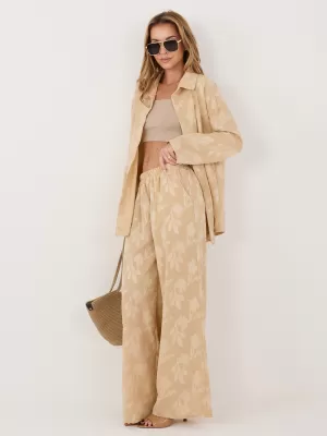 Dámský komplet RUE PARIS IT-KMPL-10127.60 BEIGE