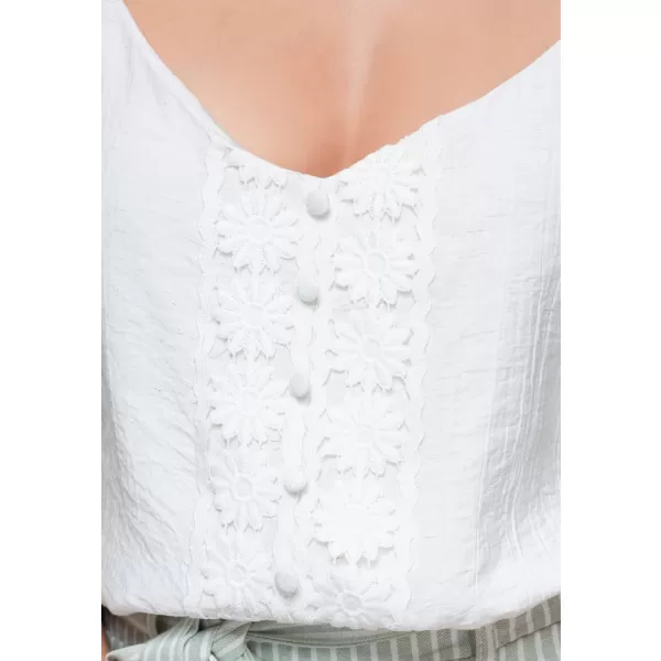  Dámská blůza OMBRE OW-TS-E0055 WHITE 